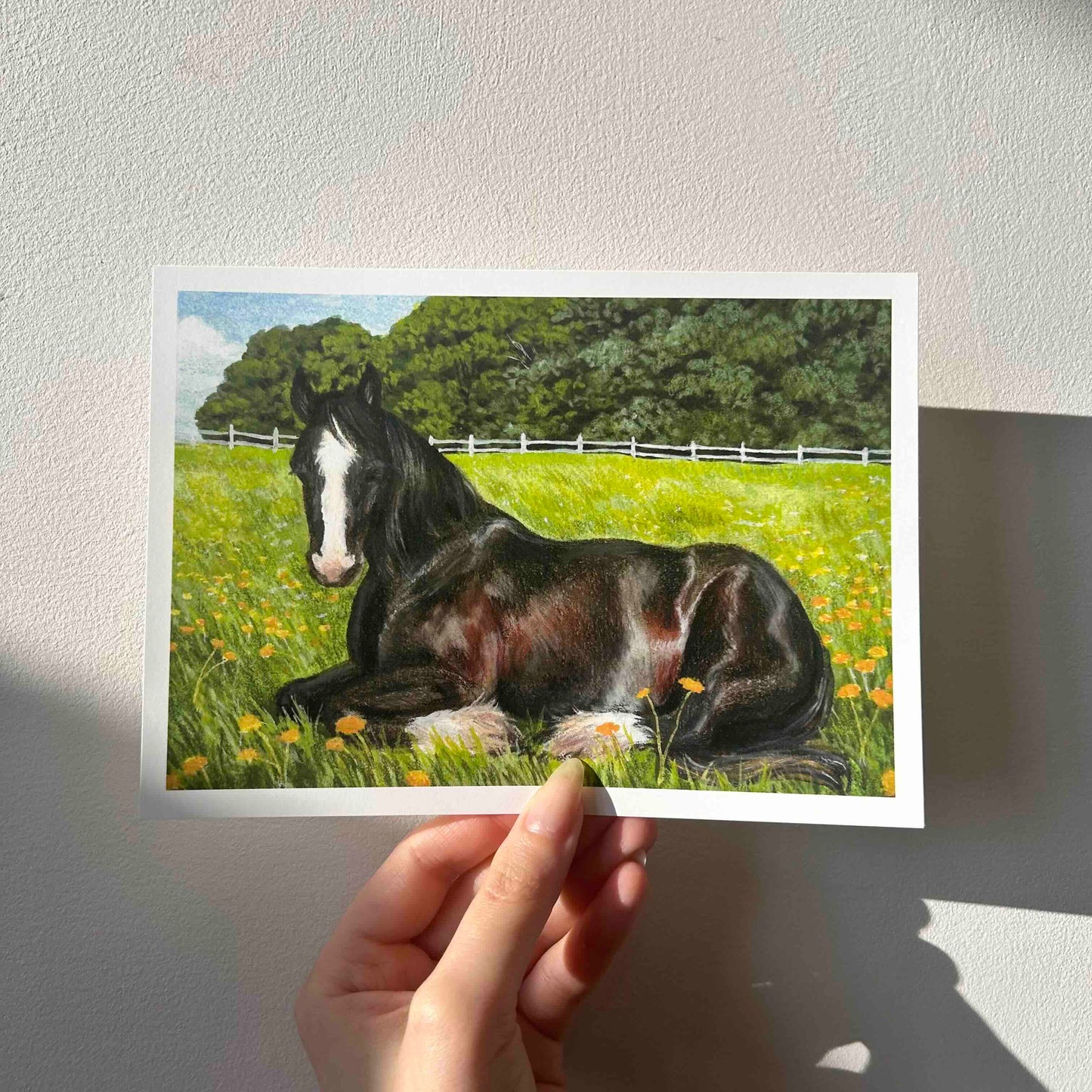 Set of 4 Nature Gouache Mini Prints 5" x 7"