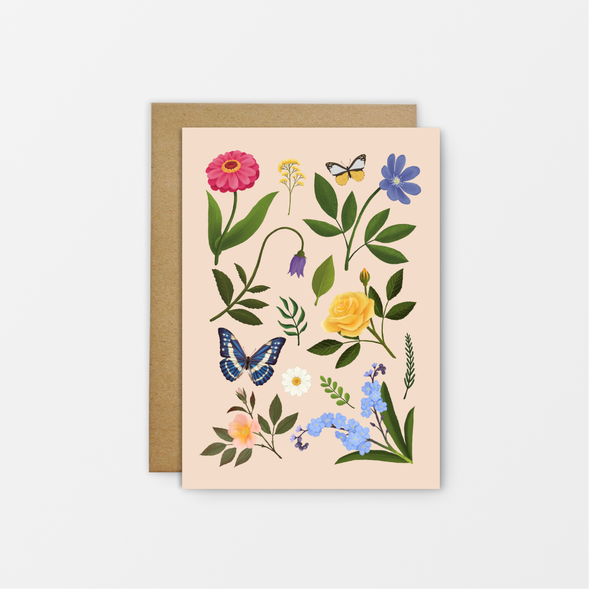 Flower Party Card