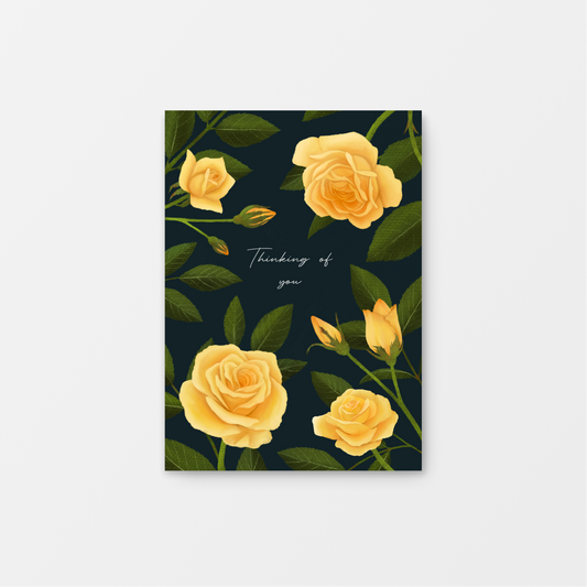 Yellow Rose Card