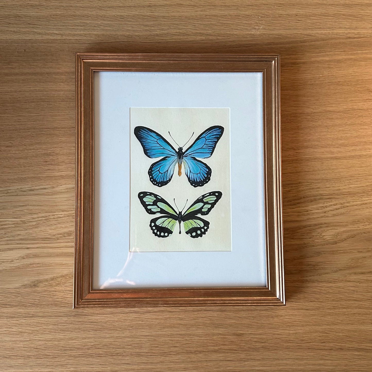 Butterfly no.2 Gouache Art Print 8.5 x 11