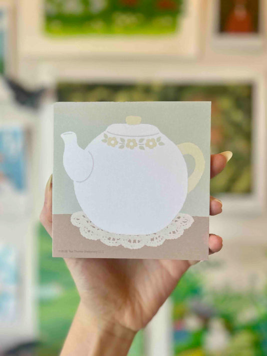 Teapot Memo Pad 25 sheets 4" x 4"