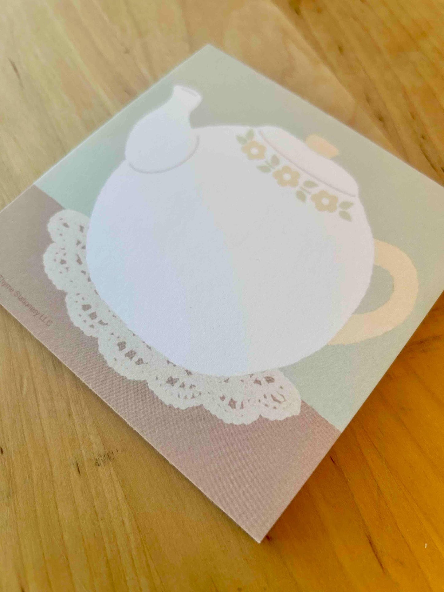 Teapot Memo Pad 25 sheets 4" x 4"